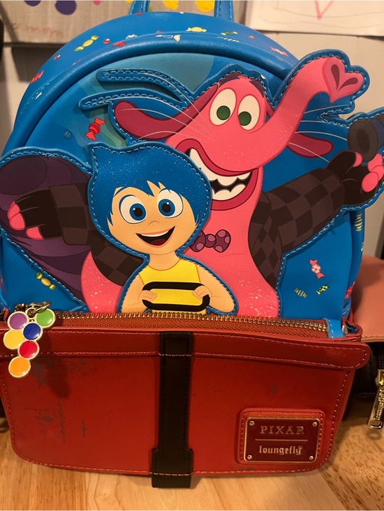 bing bong mini backpack Loungefly Disney Inside Out and Wallet Set LuxeBag Shout hooray LOUNGEFLY Pixar Inside Out Bing